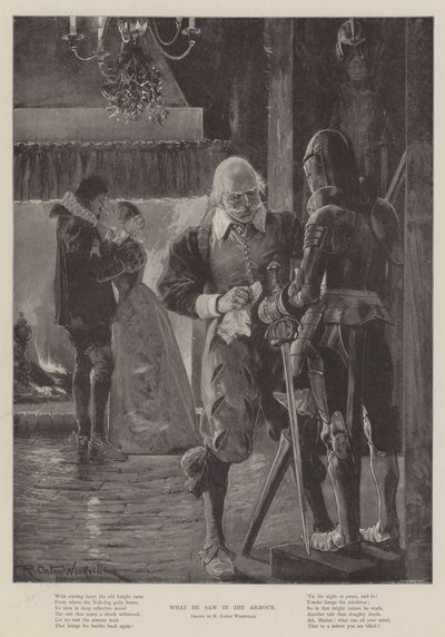What he saw in the Armour by Richard Caton Woodville junior
